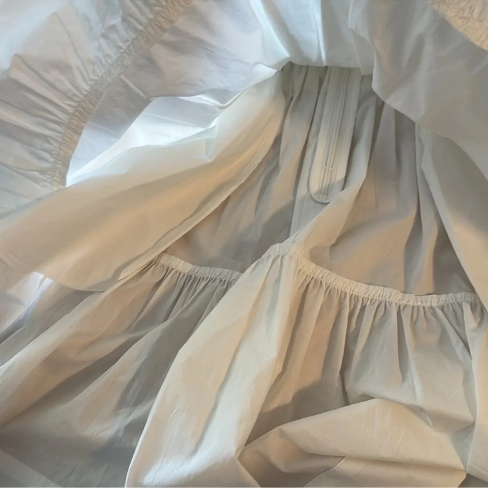 Sea New York phoebe cotton flutter sleeve white dress - Picture 7 of 7